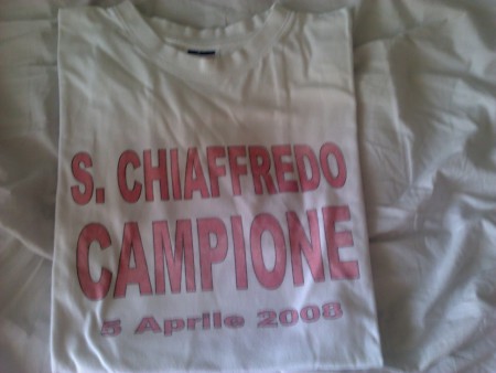 T-shirt commemorativa  Campioni 2008